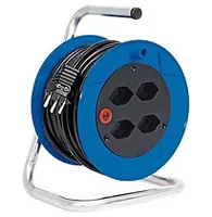 Brennenstuhl Kompakt ST cable puller-feeder Black, Blue