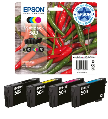 EPSON Tintenpatrone 503 cyan T09Q24010 WF-2960/65 165 Seiten