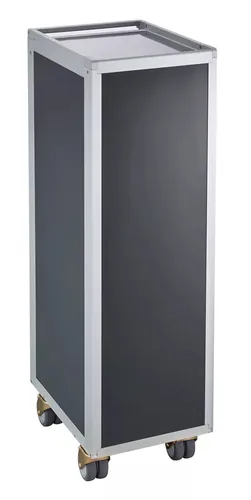 diaqua® Bartrolley Flugzeug Swissair Anthrazit, 30.1 x 103 cm - Tiefe: 40.5 cm - Breite: 30.1 cm - Höhe: 103 cm - Detailmaterial: Kunststoff - Aluminium - Grundmaterial: Metall