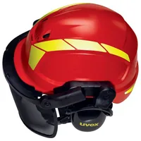 Uvex 9774238 safety headgear High-Density Polyethylene (HDPE) Red, Yellow