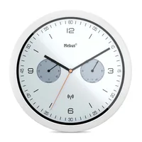 Mebus 52826 wall/table clock Round Black, Grey, White