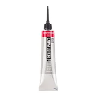 Amsterdam Acrylfarbe Reliefpaint 800 Silber deckend, 20 ml - Art: Acrylfarbe - Detailfarbe: Silber - Set: Nein - Verpackungseinheit: 1 Stück
