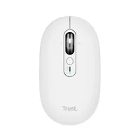 Trust Maus Seron Slim Multi - Maus-Typ: Business - Bedienungsseite: Universal - Maus Features: Easy Switch - Hyperschnelles Scrollen - Scrollrad - Silent-Tasten - Tilt-Wheel - Umschaltbare DPI-Auflösung - Detailfarbe: Weiss - Schnittstelle: Bluetooth - USB-A - USB-C - Verbindungsart: Kabellos