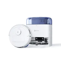 Ecovacs Saug- und Wischroboter Deebot Mini Blau - Ladezeit: 240 min - Fernbedienung: Smartphone (WLAN) - Detailfarbe: Blau - Filtertyp: Kein Filter - Max. Laufzeit: 150 min - Nasswischfunktion: Ja