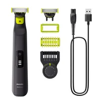 Philips QP6542/15 beard trimmer Battery 14 1 cm Wet & Dry Black, Lime
