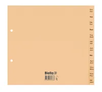 BIELLA Kartonregister A4 19441300U braun Dez-Jan DE/FR