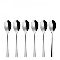Sola Kaffeelöffel 6 Stück, Silber - Produkttyp: Kaffeelöffel - Material: Edelstahl 18/10 - Griffmaterial: Edelstahl 18/10 - Spülmaschinenfest: Ja - Verpackungseinheit: 6 Stück - Detailfarbe: Silber