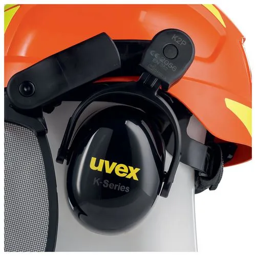 uvex Schutzhelm Pheos Forestry, Orange - Zielgruppe: Unisex - Grösse: 52 - 61 - Detailfarbe: Orange - Material: Polyethylen (PE) - Grössensystem: EU - Grössentyp: Normalgrösse