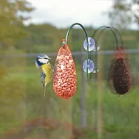 Esschert Design Fensterfutterhaken - Grundfarbe: Grün - Tierart: Vogel - Produkttyp: Zubehör
