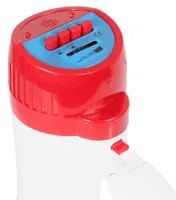 Vonyx Megaphon MEG020 - Nennleistung: 20 W - Prinzip: Aktiv - Einsatzgebiete: Schulen / Aulen - Sportstätte - Ausstattung: Volumenregler - Integrierter Sirenen-Sound - Aufnahme- und Wiedergabefunktion - Anwendungsbereich: Live / Bühne - Aerobic / Fitness 