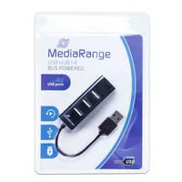 MediaRange MRCS502 interface hub 480 Mbit/s Black