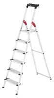 Hailo Stehleiter L80 Comfort Line 6 Stufen - Höhe: 190 cm - 128 cm - Belastbarkeit: 150 kg - Produkttyp: Stehleiter - Anzahl Stufen: 6 ×