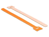 DELOCK Kabelbinder Klettverschluss 200mm 10Stk orange
