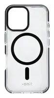 onit Back Cover Armorix iPhone 16 Schwarz transparent - Grundfarbe: Schwarz - Transparent - Fallsicher: Ja - Kompatible Hersteller: Apple - Detailfarbe: Transparent - Schwarz - Mobiltelefon Kompatibilität: iPhone 16 - Material: Polycarbonat (PC) - Thermop