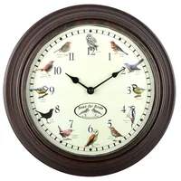 Esschert Design Clock with bird sounds