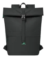 Rivacase Gremio backpack City backpack Black Polyester, Recycled polyethylene terephthalate (rPET)