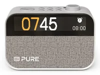 Pure Radiowecker Moment Charge Weiss - Widerstandsfähigkeit: Keine Angabe - Radio Tuner: DAB+ - FM - Stromversorgung: Netzbetrieb - Detailfarbe: Weiss - Streaming Formate: Keine - Ausstattung: Display - QI-Ladestation - Schlummerfunktion - Sleep-Timer - W