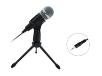 Equip Tischmikrofon Mini-Stereo mit 3.5mm AUX 1.80m schwarz