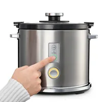 Solis Reiskocher mit automatischer Warmhaltefunktion 1.2 l - Funktionen: Kochen - Reis - Warmhalten - Detailfarbe: Grau - Leistung: 350 W - Warmhaltefunktion: Ja - Timerfunktion: Nein - Volumen: 1.2 l