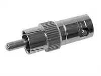 Velleman CBNC21 cable gender changer RCA BNC Chrome