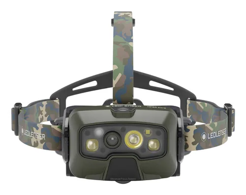LED LENSER Stirnlampe HF8R Core RGB Camouflage - Einsatzbereich: Outdoor & Camping - Betriebsart: Akkubetrieb - Leuchtmittel: LED - Leuchtweite: 210 m - Max. Laufzeit: 90 h - Min. Laufzeit: 3.5 h