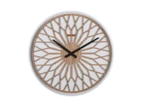 KARLSSON Wanduhr Girasol 40.6 cm, Weiss - Uhrtyp: Analog - Betriebsart: Akkubetrieb - Batteriebetrieb - Funksignal: Nein - Funktionen: Zeit - Form: Rund - Detailfarbe: Weiss