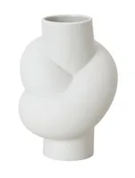 Rosenthal Vase Node 14 cm Weiss matt - Assortiert: Nein - Höhe: 14 cm - Detailfarbe: Weiss matt - Detailmaterial: Porzellan - Grundmaterial: Keramik