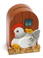 Weizenkorn Spardose Huhn - Breite: 11 cm - Höhe: 8 cm - Länge: 14 cm - Produkttyp Geschenke: Spardosen - Motiv: Huhn