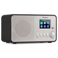 Audizio DAB+ Radio Avio Silber - Radio Tuner: FM - DAB+ - Stromversorgung: Netzbetrieb - Detailfarbe: Silber - Ausstattung: Sleep-Timer - Display - Weckfunktion - Schlummerfunktion - Senderspeicher - Typ: Tischradio