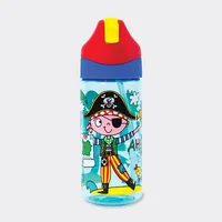 Rachel Ellen Trinkflasche Pirat 350 ml, Rot - Material: Kunststoff - Eigenschaften: Keine Eigenschaft - Zertifikate: Keine Zertifizierung - Spülmaschinenfest: Nein - Volumen: 350 ml - Farbe: Rot
