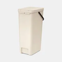 Brabantia Recyclingbehälter Sort & Go 40 l, Beige - Anzahl Behälter: 1 - Fassungsvermögen: 40 l