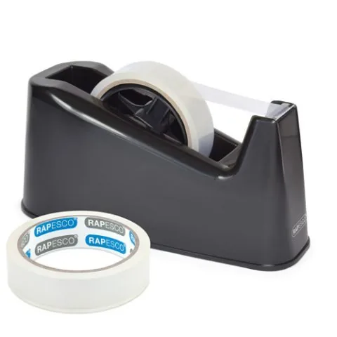 Rapesco Business Pack: 8 Strong Adhesive Tape Rolls 25 mm x 66 m – Clear
