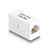 Delock Kupplung RJ45 - RJ45, Cat.6A, UTP 1 Stück - Zubehörtyp: Kupplung - Detailfarbe: Weiss