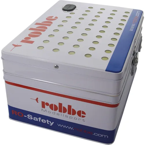 robbe LiPo-Box ro-safety klein - Tiefe: 300 mm - Breite: 220 mm - Anzahl Fächer: 1 × - Höhe: 180 mm - Bauform: Koffer