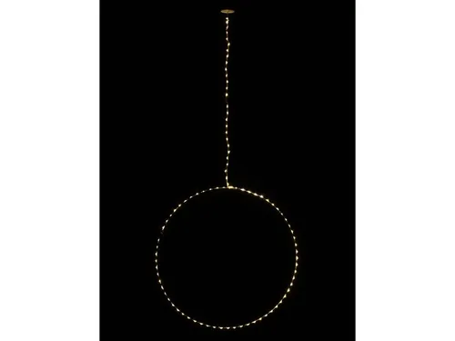 COCON LED-Ring, Draht, Ø 40 cm - Betriebsart: Batteriebetrieb - Fernbedienung: Nein - Aussenanwendung: Nein - Anwendungszweck: Hängend - Timerfunktion: Ja - Set: Nein