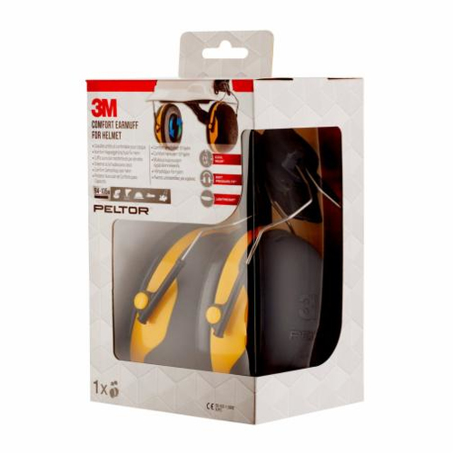 3M Gehörschutz Peltor für Helm X2P3E, Schwarz / Gelb - Zielgruppe: Unisex - Typ: Kapsel - Detailfarbe: Gelb - Schwarz - Grössensystem: EU - Grössentyp: Normalgrösse - Grösse: Standard