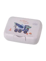 Koziol Lunchbox CANDY L TRUCKS purple grey - Materialtyp: Biokunststoff - Unterteilungsmöglichkeit: Ja - Material: Biozirkulärer Kunststoff - Detailfarbe: Grau - Spülmaschinenfest: Ja - Set: Nein