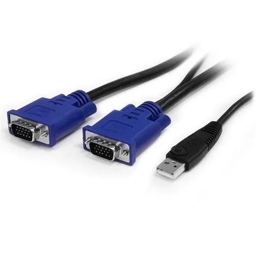 StarTech.com 16 Port 1HE USB VGA KVM Switch mit OSD zur Rack-Montage inkl. Kabeln