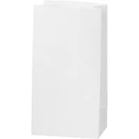 Creativ Company Geschenktüte Glitzer 8 Stück, Weiss - Material: Papier - Verpackungseinheit: 8 Stück - Motiv: Uni - Detailfarbe: Weiss - Verpackungsart: Geschenktüte