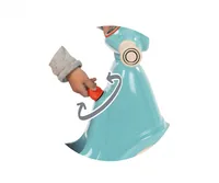 Smoby Rutschfahrzeug Scooter Ride-On Blue - Fahrzeugtyp: Laufrad - Altersempfehlung ab: 18 Monaten - Ausstattung: Lenkeinschlagbegrenzung - Flüsterräder - Detailfarbe: Weiss - Blau - Material: Kunststoff
