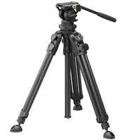 Smallrig Leichtes Video-Stativset aus Kohlefaser AD-50 Pro - Höhenverstellbar: Ja - Detailfarbe: Carbon - Material: Aluminium-Legierung - Kohlefaser - Silikon - Edelstahl - Polyoxymethylen (POM) - Stativ-Bauart: Dreibeinstativ - Stativgewinde: 3/8'' - 1/4