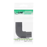 InLine Netzadapter IEC 60320 C8 / C7 - links/rechts gewinkelt 2pol.