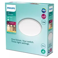 Philips Deckenleuchte Cavanal, 12 W, 2700 K, Weiss - Leuchten Kategorie: Deckenleuchte - Betriebsart: Netzbetrieb - Lampensockel: LED fest verbaut - Farbtemperatur Kelvin: 2700 K - Dimmbar: dimmbar - Farbwiedergabeindex CRI: 80