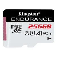 High Endurance 256 GB microSDXC (weiß/schwarz, UHS-I U1, Class 10, A1)