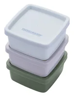 Fackelmann Lunchbox Be The Move, eckig, Beige/Grau/Grün - Materialtyp: Kunststoff - Unterteilungsmöglichkeit: Nein - Material: Kunststoff - Set: Ja - Motiv: Kein - Anwender: Erwachsene