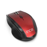INCA Maus IWM-500GLK 1600 DPI,Wireless,Nano-USB,Laser,Rot retail