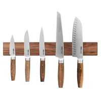 GEFU ENNO Magnetic strip knife block Walnut wood Wood