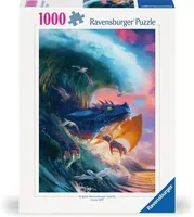 Ravensburger Puzzle Drachenrennen - Motiv: Märchen / Fantasy - Altersempfehlung ab: 14 Jahren - Tiefe: 70 cm - Breite: 50 cm - Effekte: Keine - Eigenschaften: Keine Eigenschaft