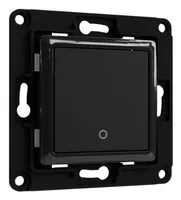 Shelly Wall Switch 1 light switch Black