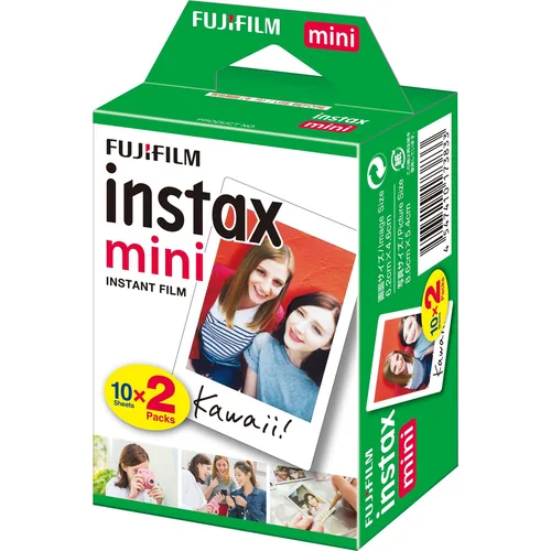 Fujifilm Instax Film mini 20 Shots pellicule polaroid 20 pièce(s) 86 x 54 mm
